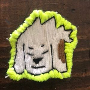 Akamaru handmade patch!🥰
